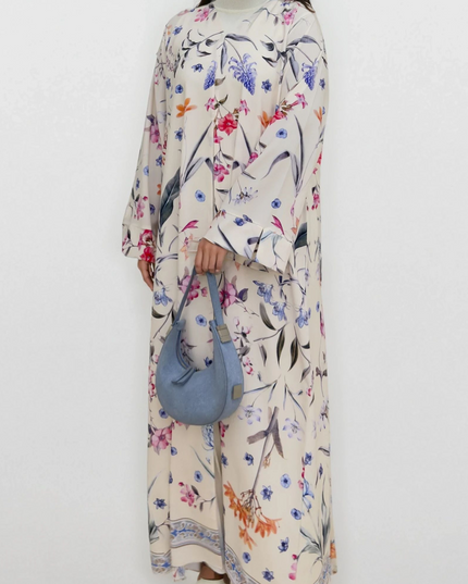 Layuna Abaya — Light Floral