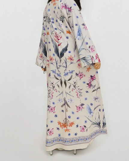 Layuna Abaya — Light Floral